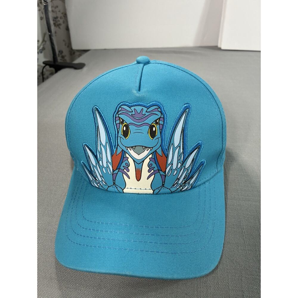 Disney Pandora Avatar Banshee Ikran Snapback Hat Blue Adjustable